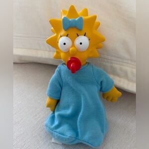 Vintage 1990 Maggie Simpson Plushie Collectible